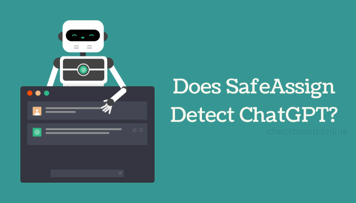 Does SafeAssign detect ChatGPT
